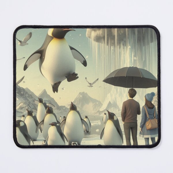 Item preview, Winter Wonderland: Penguins Playful with Romantic Viewers designed and sold by choder61.
