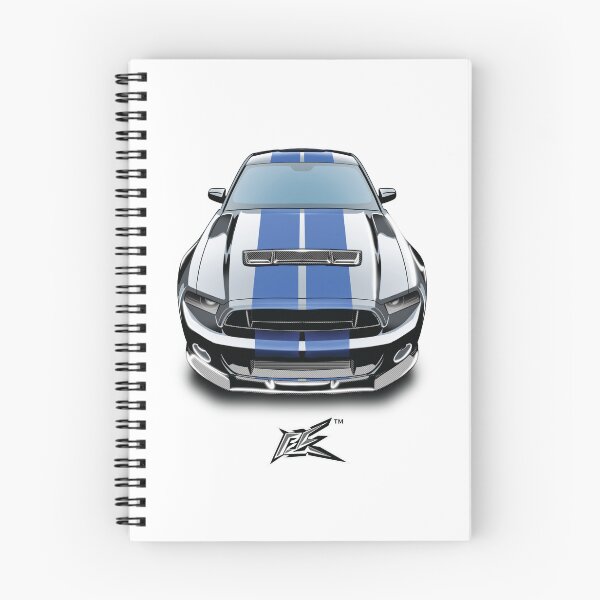 Item preview, ford mustang gt500 silver blue stripes  designed and sold by NaquashM.