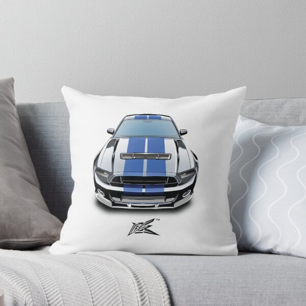 Item preview, ford mustang gt500 silver blue stripes  designed and sold by NaquashM.