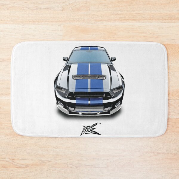 Item preview, ford mustang gt500 silver blue stripes  designed and sold by NaquashM.