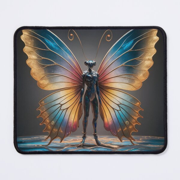 Item preview, An anthropomorphic Butterfly adorned with translucent glass butterfly wings designed and sold by MRFEZOO2030.
