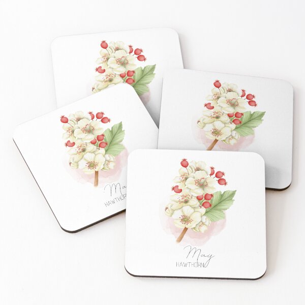 Item preview, Hawthorn flower, May birth flower, May birthday, spring flowers designed and sold by lagunaklein.