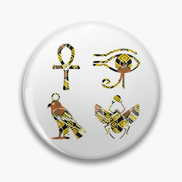 Item preview, Energetic Egyptian Insignias designed and sold by Yzakreativ.