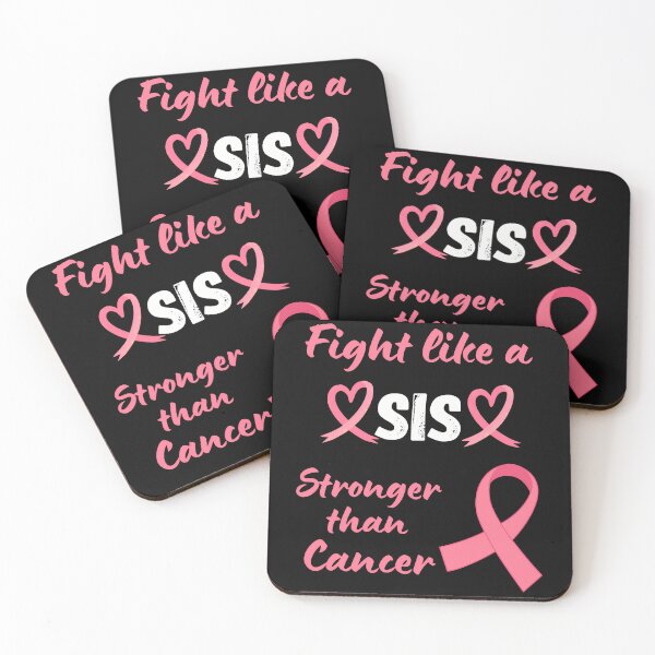 Item preview, Fight like a Sis! Sister who fights breast cancer, Stronger than Breast cancer! designed and sold by TheInkyOwl-TIO.