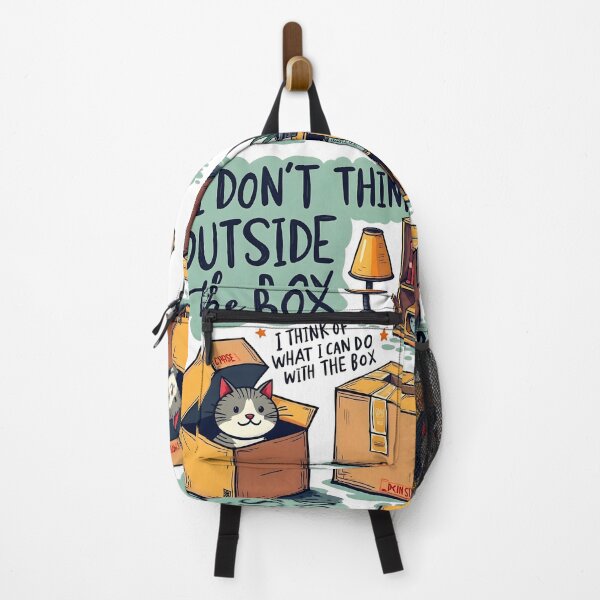 Item preview, I dont think outside the box - creative edition - Cat designed and sold by pixelated_echoes.