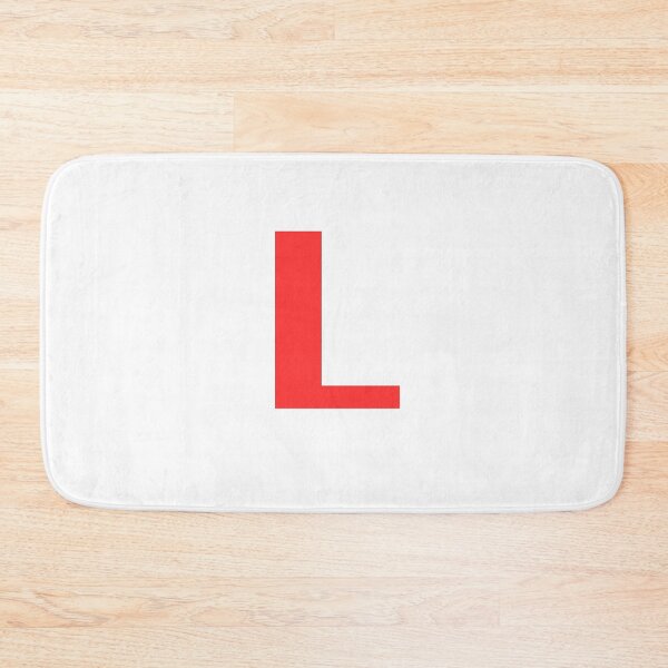 Item preview, Big Red Alphabet Letter L designed and sold by RobbiesMusic.