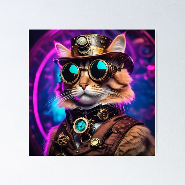 Item preview, steampunk cats has a hat designed and sold by Randomnessy.