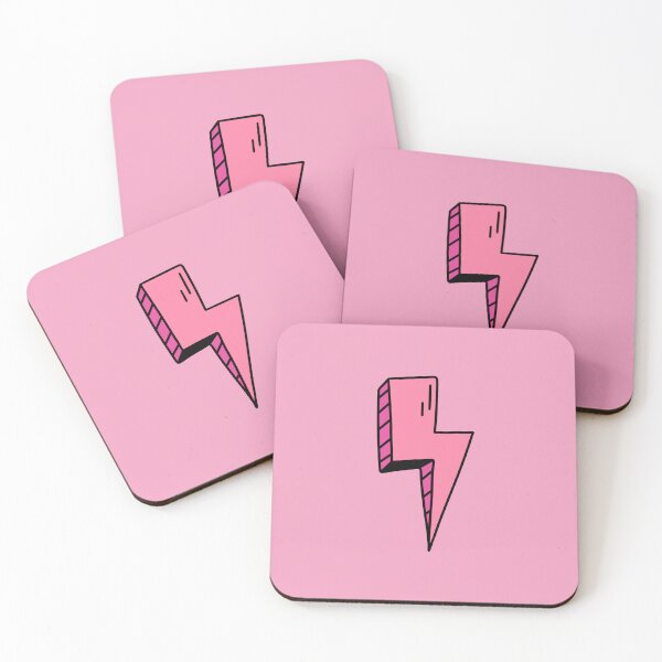 Item preview, Single Pink Retro Lightning Bolt designed and sold by The Innocent Ghost Project.