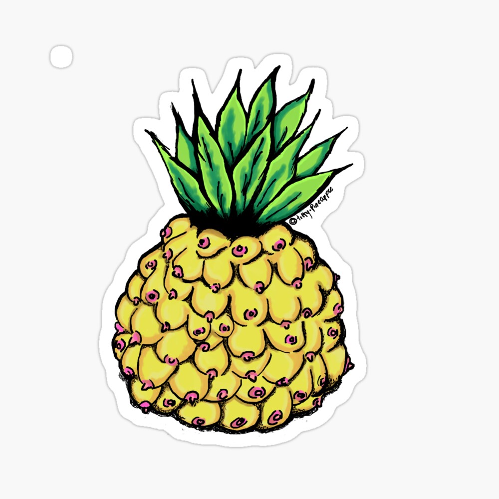 Titty.Pineapple logo design