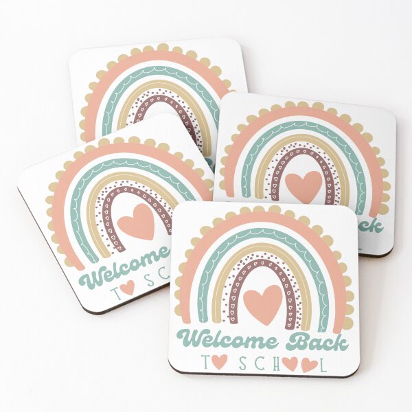 Item preview, Welcome Back to School Rainbow & Heart Design designed and sold by Isabelle-Lan.