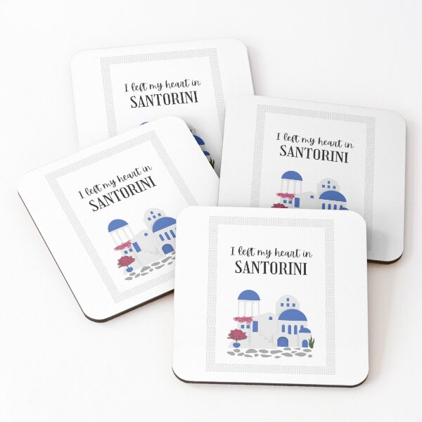 Item preview, I left my heart in Santorini designed and sold by S-and-W-4ever.