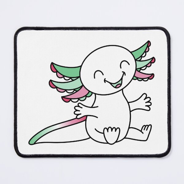Item preview, Hug me! Cute Axolotl in Abrosexual Pride colors designed and sold by JoyfulJen.