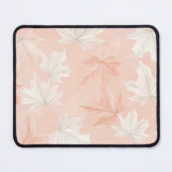 Item preview, Soft Peach and Beige Fall Leaves designed and sold by mooncatcrystals.