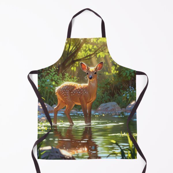 Item preview, The lively Chinese water deer. designed and sold by PatDoArt.