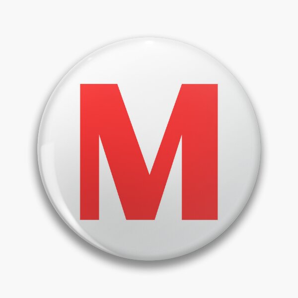 Item preview, Big Red Alphabet Letter M designed and sold by RobbiesMusic.