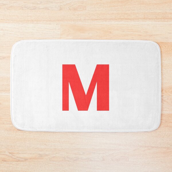 Item preview, Big Red Alphabet Letter M designed and sold by RobbiesMusic.