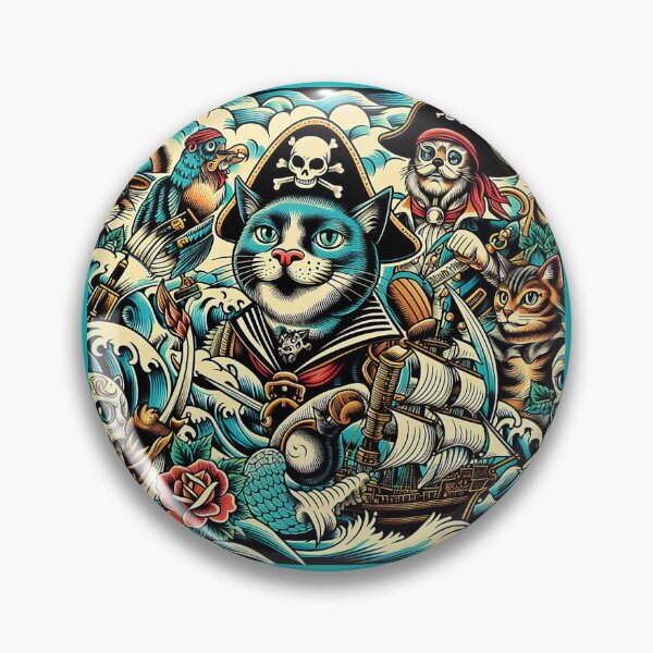 Item preview, ADVENTURE OF THE PIRATE CATS designed and sold by CinemaObscura.
