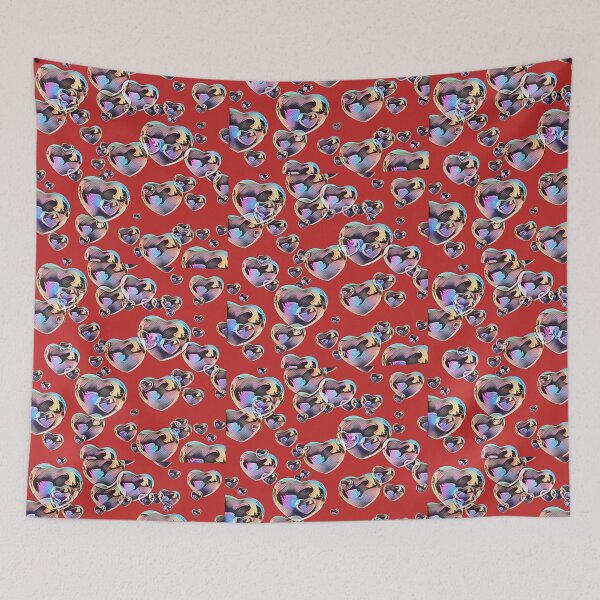 Item preview, a lot of colorful hearts with cute shapes. designed and sold by painting23.