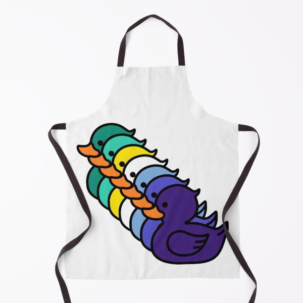 Item preview, Row of Cute Ducks in Gay MLM Pride Flag Colors, Ducks MLM Flag designed and sold by Travelslightly.