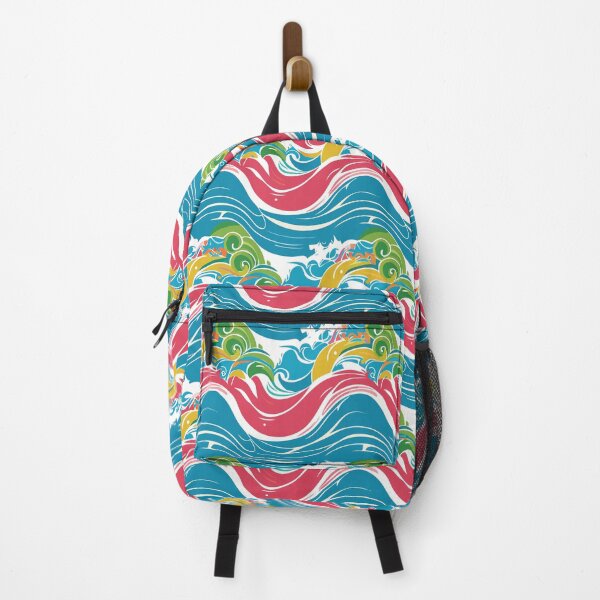 Item preview, Playful Waves pattern designed and sold by joshua Tolliday.