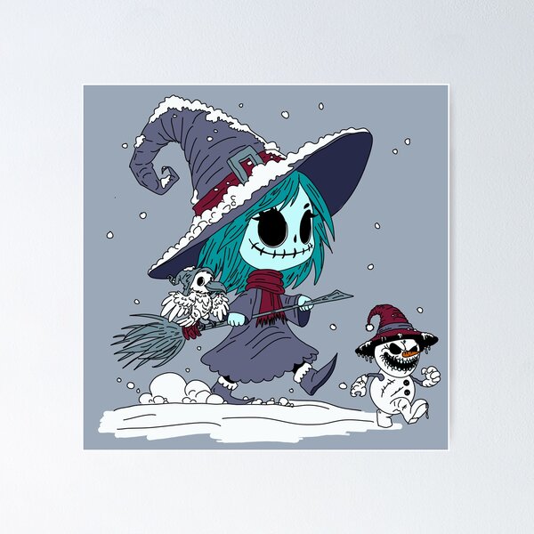 Item preview, Cute Winter Witch designed and sold by HRSCreates.