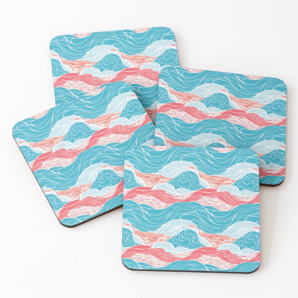 Item preview, koi-fish-like Waves pattern designed and sold by joshua Tolliday.