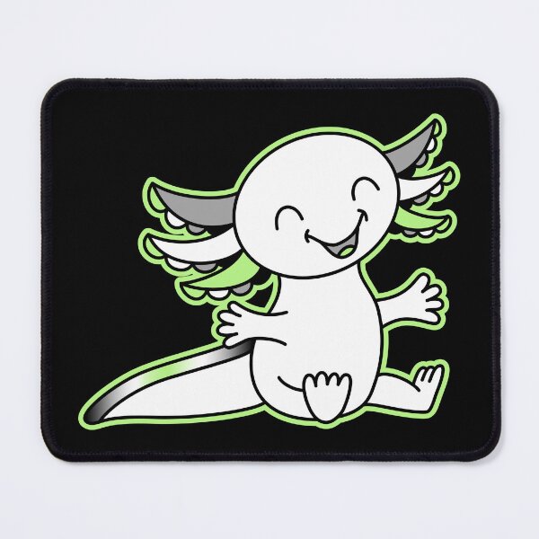 Item preview, Hug me! Cute Axolotl in Agender Pride colors designed and sold by JoyfulJen.