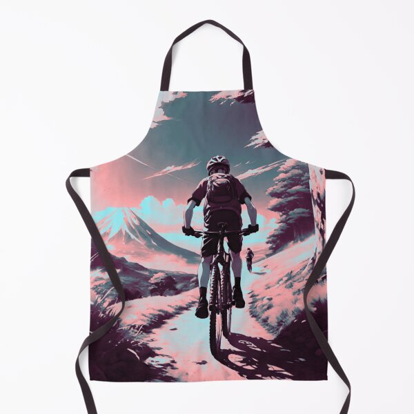 Item preview, MTB Rider on High Mountain Road designed and sold by GrizzlyCollective.