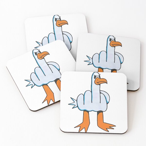 Item preview, Rude Seagull Art Design designed and sold by RadiantRevArt ⭐⭐⭐⭐⭐.