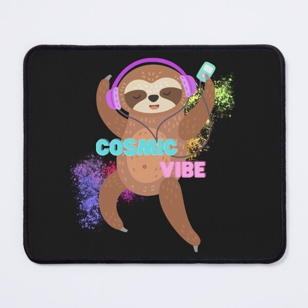 Item preview, Cosmic vibe sloth designed and sold by MiroArtAbstra.