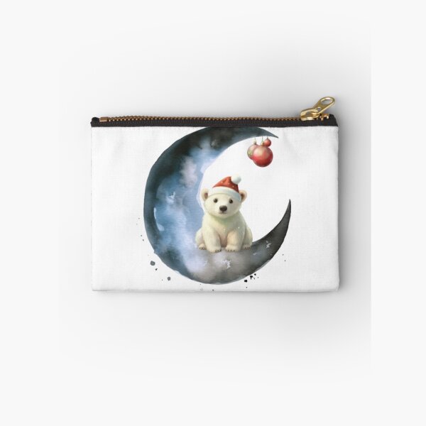 Item preview, Polar bear in moon (Christmas Theme) -  designed and sold by SparklingMoment.