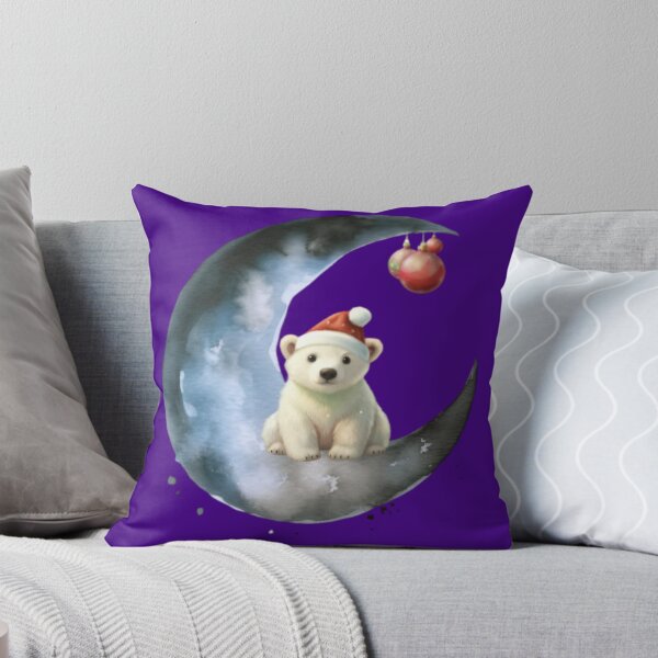 Item preview, Polar bear in moon (Christmas Theme) -  designed and sold by SparklingMoment.