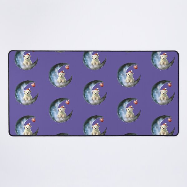 Item preview, Polar bear in moon (Christmas Theme) - designed and sold by SparklingMoment.