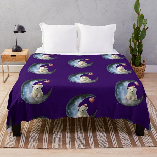 Item preview, Polar bear in moon (Christmas Theme) - designed and sold by SparklingMoment.