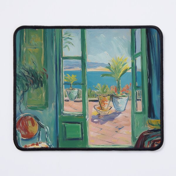 Item preview, Henri Matisse Style Poster, Mediterranean, Open Window, Pastel designed and sold by ArtHouseNiklas.