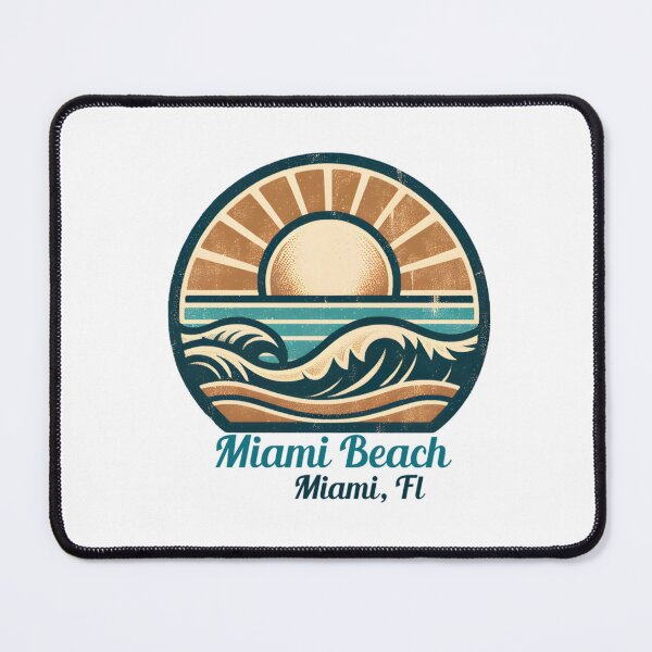 Item preview, Retro Sun & Waves - Miami Beach Fl. designed and sold by TirConnaill.
