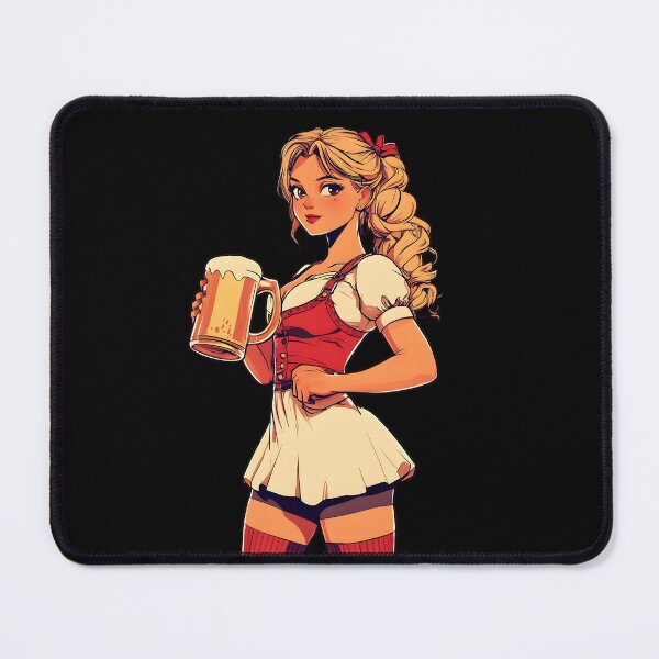 Item preview, Beer Maiden & Stein Tee designed and sold by AI-Only Creations.