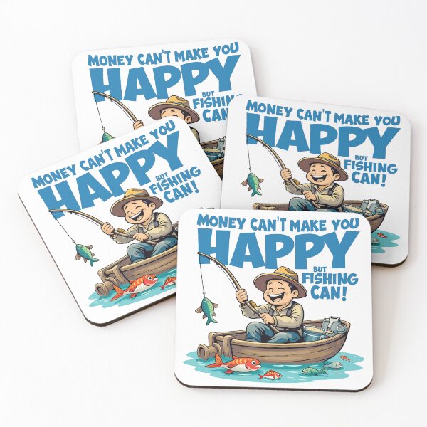 Item preview, Fishing Happiness - Money Can't Buy Joy But Fishing Can! designed and sold by markymaarty.