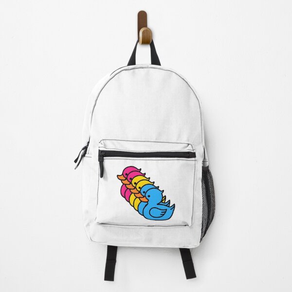 Item preview, Row of Cute Ducks in Pansexual Pride Flag Colors, Ducks Pan Flag designed and sold by Travelslightly.