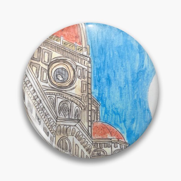 Item preview, Florence Brunelleschi's Dome Watercolor Illustration designed and sold by kriti130.