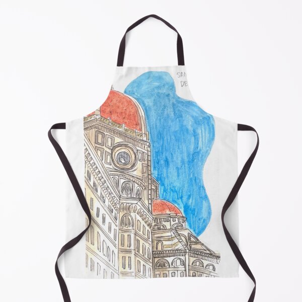 Item preview, Florence Brunelleschi's Dome Watercolor Illustration designed and sold by kriti130.