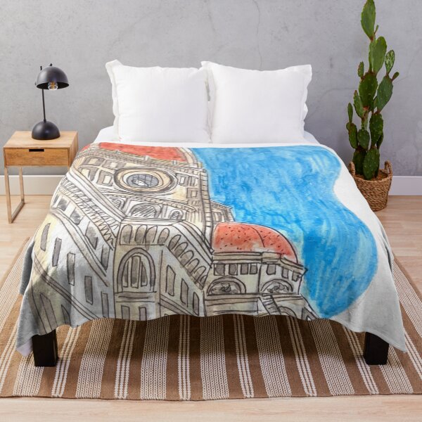 Item preview, Florence Brunelleschi's Dome Watercolor Illustration designed and sold by kriti130.