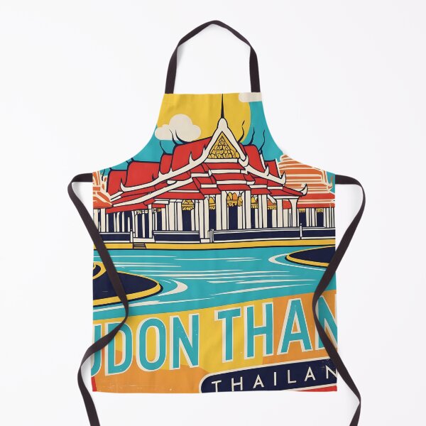 Item preview, Udon Thani Thailand Vintage Travel Tourism designed and sold by TravelersGems.