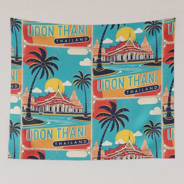 Item preview, Udon Thani Thailand Vintage Travel Tourism designed and sold by TravelersGems.