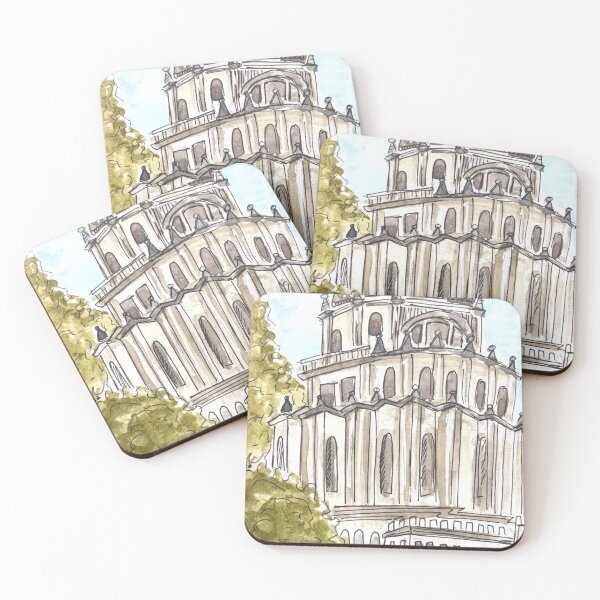 Item preview, Catedral Almudena Watercolor Illustration designed and sold by kriti130.