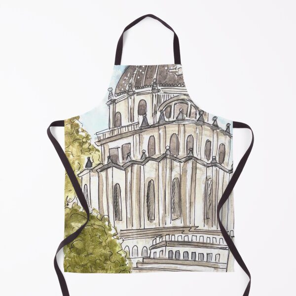 Item preview, Catedral Almudena Watercolor Illustration designed and sold by kriti130.