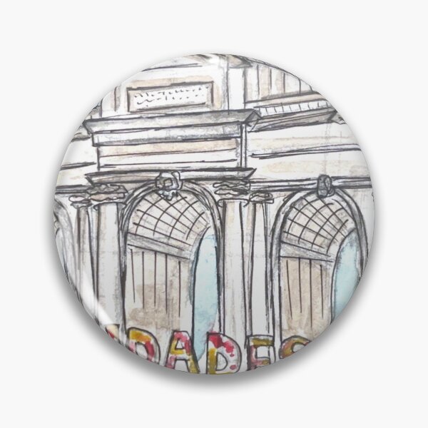 Item preview, Puerta de Alcala Watercolor Illustration designed and sold by kriti130.
