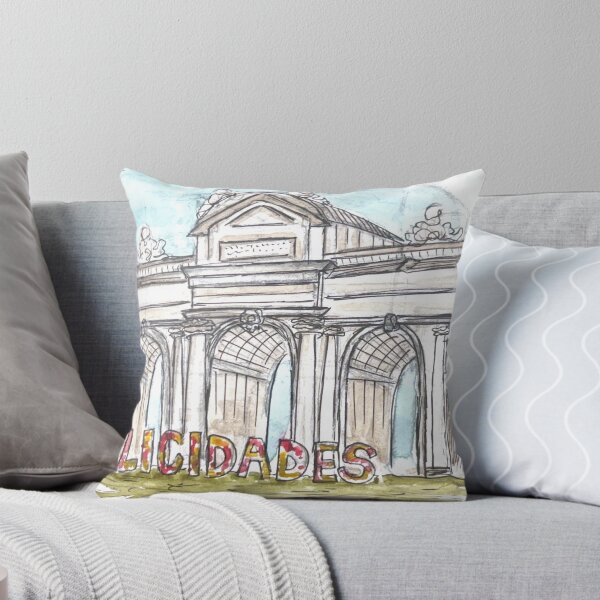 Item preview, Puerta de Alcala Watercolor Illustration designed and sold by kriti130.