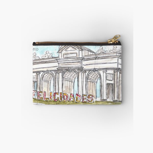 Item preview, Puerta de Alcala Watercolor Illustration designed and sold by kriti130.