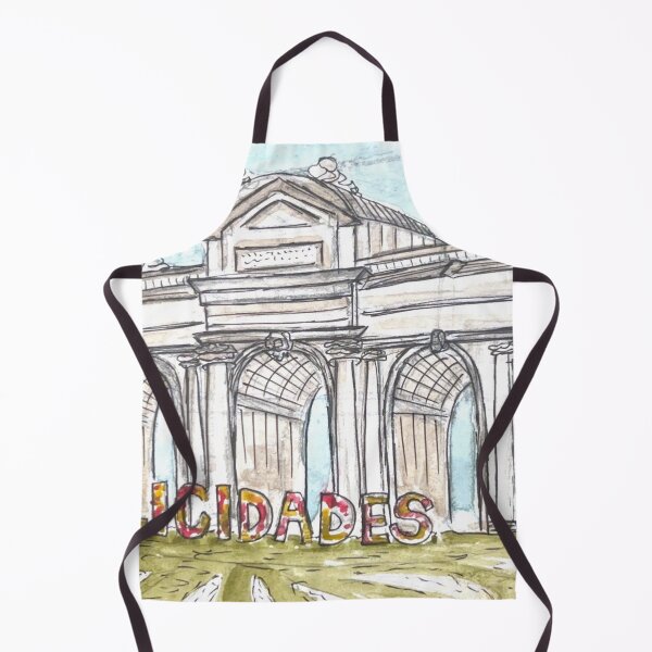 Item preview, Puerta de Alcala Watercolor Illustration designed and sold by kriti130.